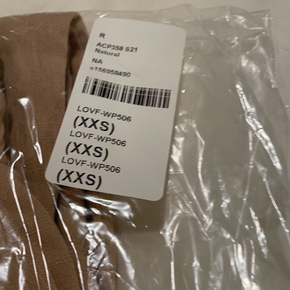 NEW Lovers + Friends tan jogger pants XXS - Picture 8 of 8